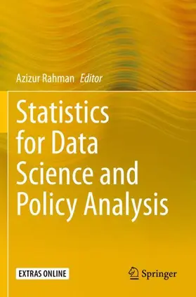 Rahman |  Statistics for Data Science and Policy Analysis | Buch |  Sack Fachmedien