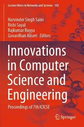 Saini / Aliseri / Sayal |  Innovations in Computer Science and Engineering | Buch |  Sack Fachmedien