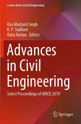 Singh / Kurian / Sudheer |  Advances in Civil Engineering | Buch |  Sack Fachmedien