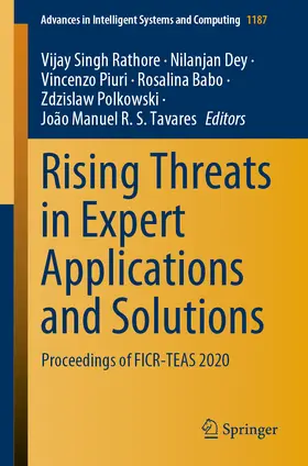 Rathore / Dey / Piuri |  Rising Threats in Expert Applications and Solutions | eBook | Sack Fachmedien