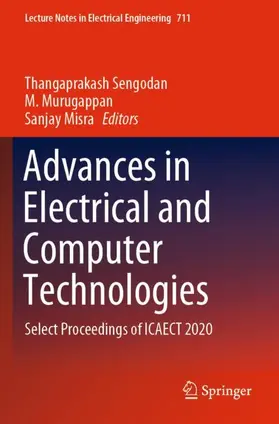 Sengodan / Misra / Murugappan |  Advances in Electrical and Computer Technologies | Buch |  Sack Fachmedien