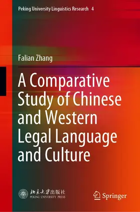 Zhang | A Comparative Study of Chinese and Western Legal Language and Culture | E-Book | sack.de