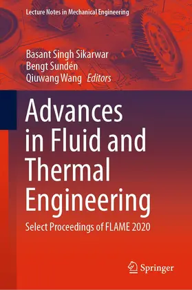 Sikarwar / Sundén / Wang |  Advances in Fluid and Thermal Engineering | eBook | Sack Fachmedien