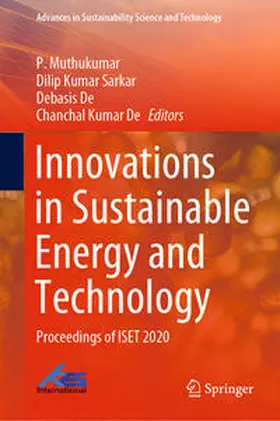 Muthukumar / Sarkar / De |  Innovations in Sustainable Energy and Technology | eBook | Sack Fachmedien