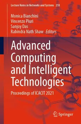 Bianchini / Shaw / Piuri |  Advanced Computing and Intelligent Technologies | Buch |  Sack Fachmedien