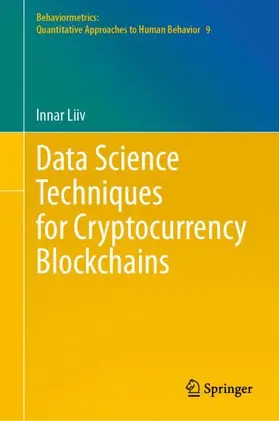 Liiv |  Data Science Techniques for Cryptocurrency Blockchains | Buch |  Sack Fachmedien