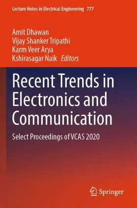 Dhawan / Tripathi / Arya |  Recent Trends in Electronics and Communication | Buch |  Sack Fachmedien