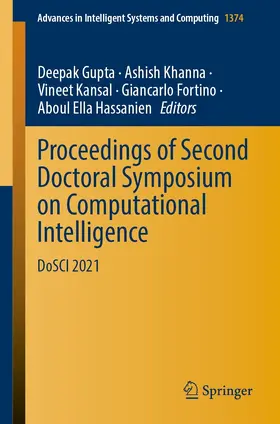 Gupta / Khanna / Kansal | Proceedings of Second Doctoral Symposium on Computational Intelligence | E-Book | sack.de
