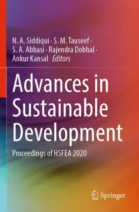 Siddiqui / Tauseef / Abbasi |  Advances in Sustainable Development | Buch |  Sack Fachmedien