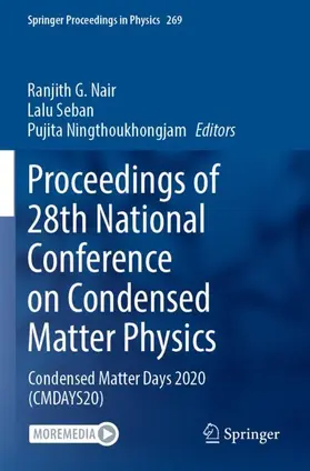 Nair / Ningthoukhongjam / Seban |  Proceedings of 28th National Conference on Condensed Matter Physics | Buch |  Sack Fachmedien