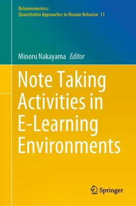 Nakayama |  Note Taking Activities in E-Learning Environments | Buch |  Sack Fachmedien