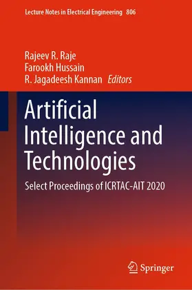 Raje / Hussain / Kannan |  Artificial Intelligence and Technologies | eBook | Sack Fachmedien