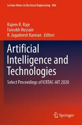 Raje / Kannan / Hussain |  Artificial Intelligence and Technologies | Buch |  Sack Fachmedien
