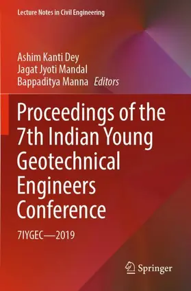 Dey / Manna / Mandal |  Proceedings of the 7th Indian Young Geotechnical Engineers Conference | Buch |  Sack Fachmedien