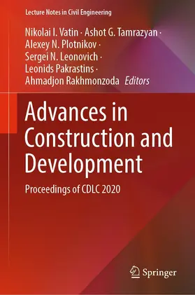 Vatin / Tamrazyan / Plotnikov | Advances in Construction and Development | E-Book | sack.de