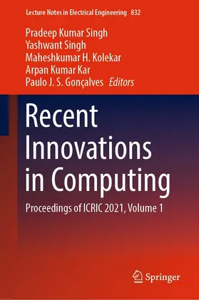 Singh / Kolekar / Kar | Recent Innovations in Computing | E-Book | sack.de