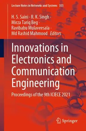 Saini / Singh / Mahmood |  Innovations in Electronics and Communication Engineering | Buch |  Sack Fachmedien