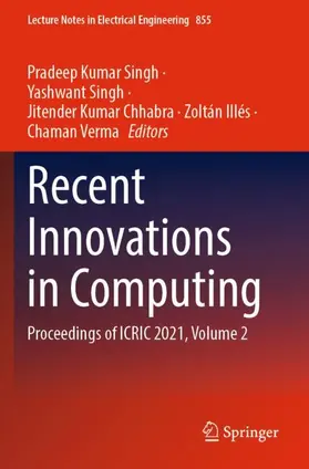 Singh / Chhabra / Illés |  Recent Innovations in Computing | Buch |  Sack Fachmedien