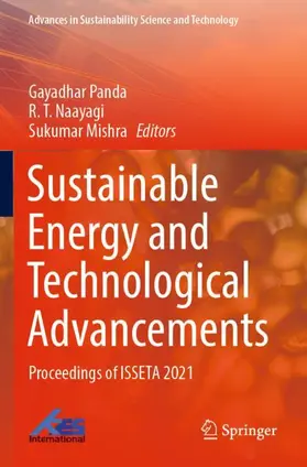 Panda / Mishra / Naayagi |  Sustainable Energy and Technological Advancements | Buch |  Sack Fachmedien