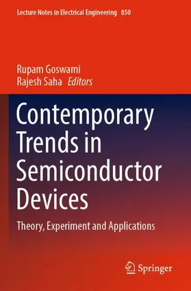 Saha / Goswami |  Contemporary Trends in Semiconductor Devices | Buch |  Sack Fachmedien