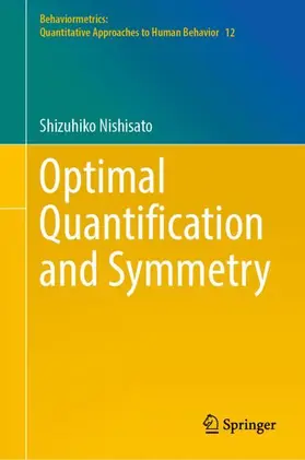Nishisato |  Optimal Quantification and Symmetry | Buch |  Sack Fachmedien