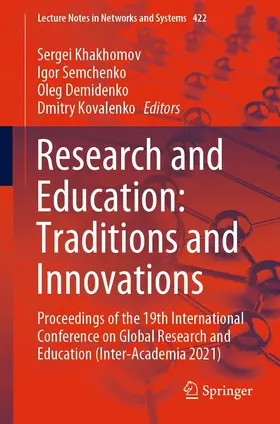 Khakhomov / Semchenko / Demidenko | Research and Education: Traditions and Innovations | E-Book | sack.de