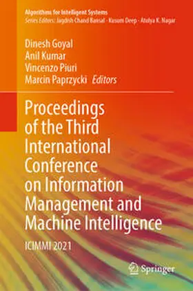 Goyal / Kumar / Piuri | Proceedings of the Third International Conference on Information Management and Machine Intelligence | E-Book | sack.de