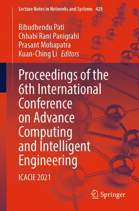 Pati / Panigrahi / Mohapatra |  Proceedings of the 6th International Conference on Advance Computing and Intelligent Engineering | eBook | Sack Fachmedien
