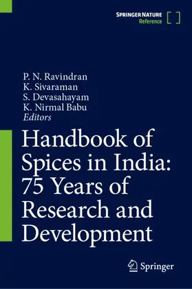 Ravindran / Babu / Sivaraman |  Handbook of Spices in India: 75 Years of Research and Development | Buch |  Sack Fachmedien