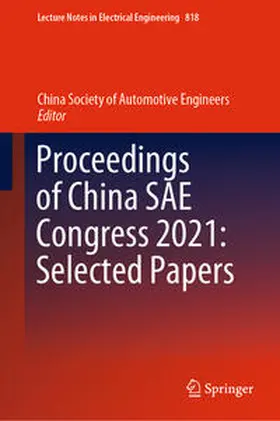 Proceedings of China SAE Congress 2021: Selected Papers | E-Book | sack.de