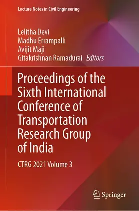 Devi / Errampalli / Maji |  Proceedings of the Sixth International Conference of Transportation Research Group of India | eBook | Sack Fachmedien