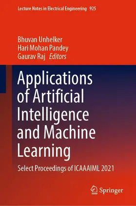 Unhelker / Pandey / Raj |  Applications of Artificial Intelligence and Machine Learning | eBook | Sack Fachmedien