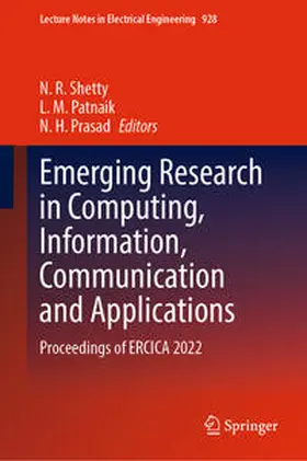 Shetty / Patnaik / Prasad |  Emerging Research in Computing, Information, Communication and Applications | eBook | Sack Fachmedien