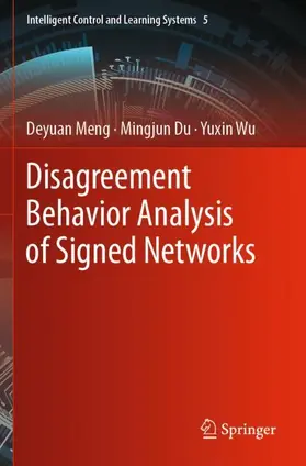 Meng / Wu / Du |  Disagreement Behavior Analysis of Signed Networks | Buch |  Sack Fachmedien