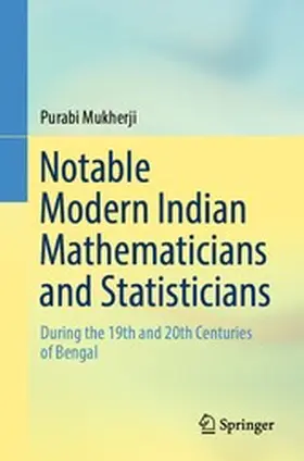 Mukherji |  Notable Modern Indian Mathematicians and Statisticians | eBook | Sack Fachmedien