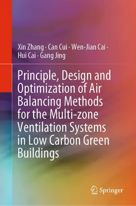 Zhang / Cui / Cai |  Principle, Design and Optimization of Air Balancing Methods for the Multi-zone Ventilation Systems in Low Carbon Green Buildings | eBook | Sack Fachmedien