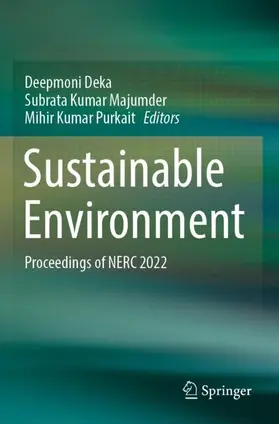 Deka / Majumder / Purkait |  Sustainable Environment | Buch |  Sack Fachmedien
