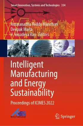 Manchuri / Rao / Marla |  Intelligent Manufacturing and Energy Sustainability | Buch |  Sack Fachmedien