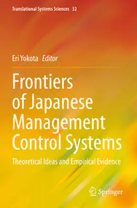 Yokota |  Frontiers of Japanese Management Control Systems | Buch |  Sack Fachmedien