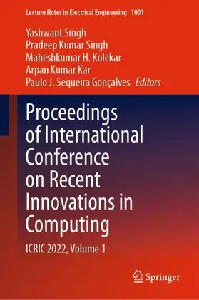 Singh / Gonçalves / Kolekar |  Proceedings of International Conference on Recent Innovations in Computing | Buch |  Sack Fachmedien