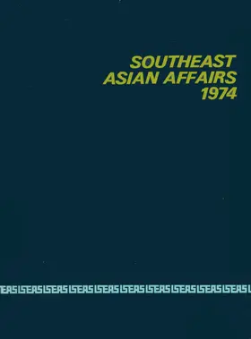 ISEAS |  Southeast Asian Affairs 1974 | eBook | Sack Fachmedien