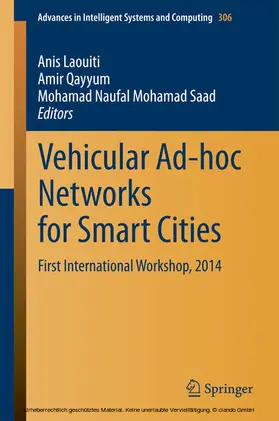 Laouiti / Qayyum / Mohamad Saad | Vehicular Ad-hoc Networks for Smart Cities | E-Book | sack.de