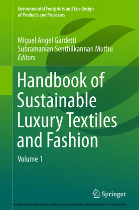 Gardetti / Muthu | Handbook of Sustainable Luxury Textiles and Fashion | E-Book | sack.de
