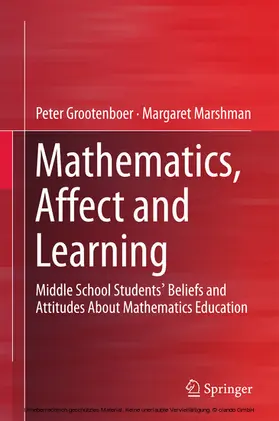 Grootenboer / Marshman |  Mathematics, Affect and Learning | eBook | Sack Fachmedien