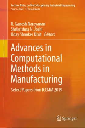 Narayanan / Joshi / Dixit | Advances in Computational Methods in Manufacturing | E-Book | sack.de
