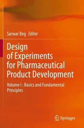 Beg |  Design of Experiments for Pharmaceutical Product Development | Buch |  Sack Fachmedien
