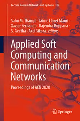 Thampi / Lloret Mauri / Fernando | Applied Soft Computing and Communication Networks | E-Book | sack.de