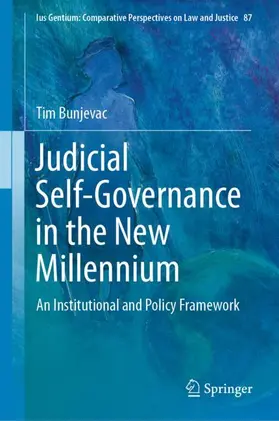 Bunjevac |  Judicial Self-Governance in the New Millennium | Buch |  Sack Fachmedien
