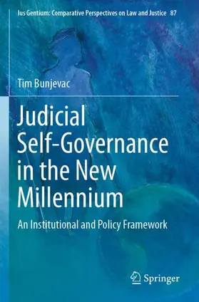 Bunjevac |  Judicial Self-Governance in the New Millennium | Buch |  Sack Fachmedien