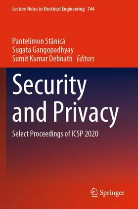 Stanica / Stanica / Debnath |  Security and Privacy | Buch |  Sack Fachmedien